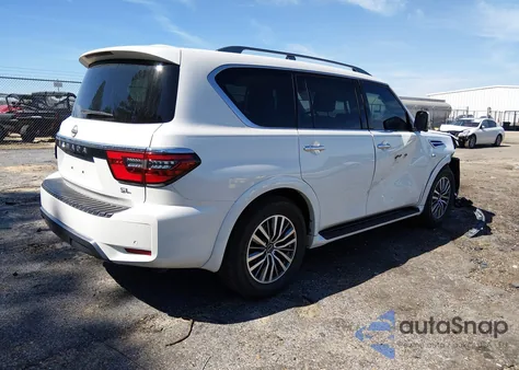 2021 Nissan Armada Sl 2Wd z USA, uszkodzony, nr VIN JN8AY2BA2M9372461
